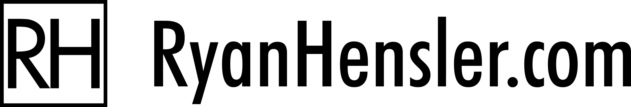 Ryan Hensler Dot Com Logo